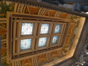 Pretty ceiling at Library of Congress